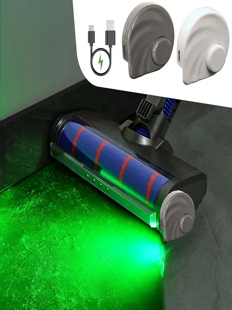 Universal USB Vacuum Cleaner Display Light Green Laser Components for Cleaning Machines Accessory