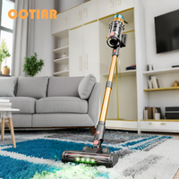 COTIAR V22 Cordless Vacuum Cleaner Powerful 650W Brushless Vertical Vacuum 1.2L Capacity LED Display Rechargeable Battery 55kPa