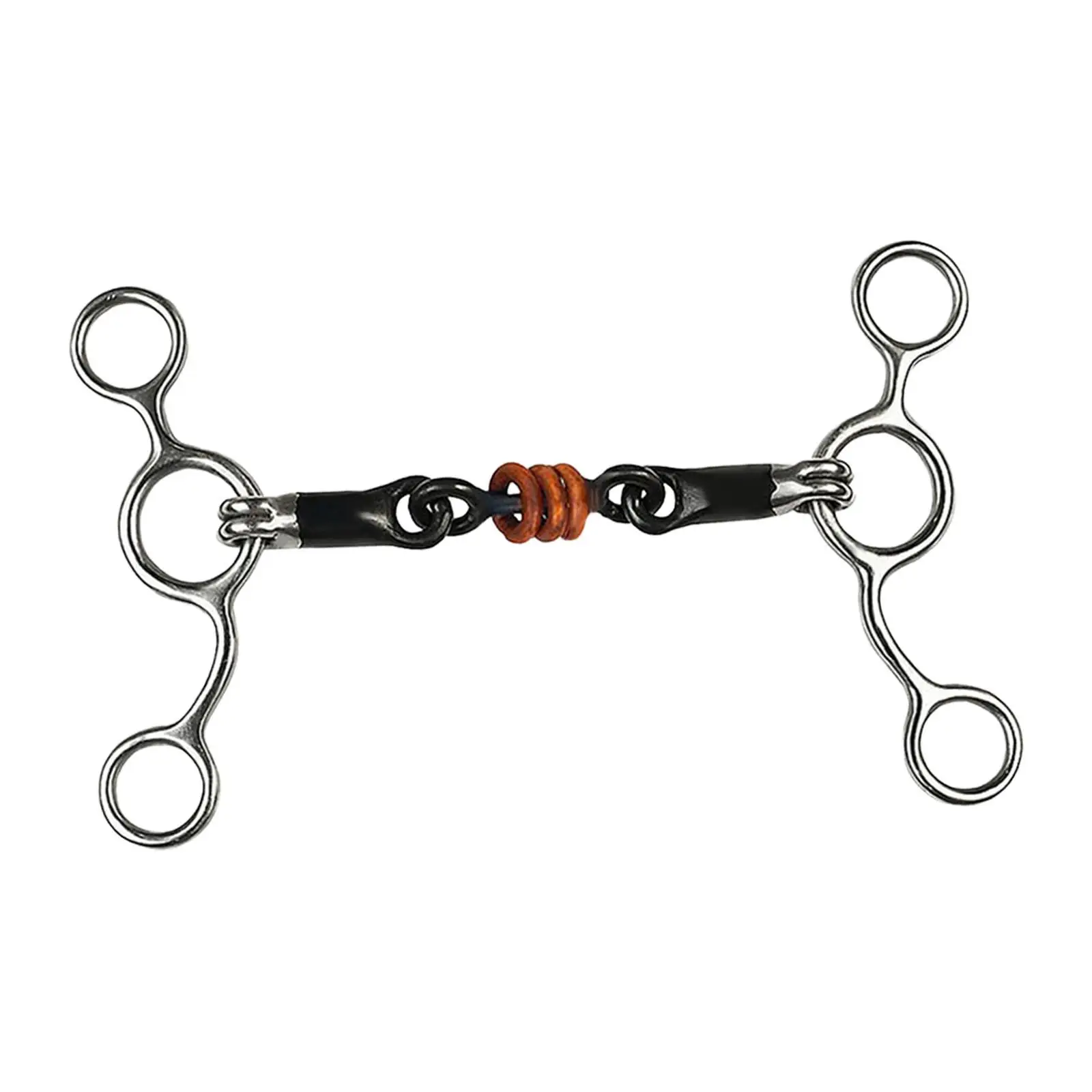 Horse Bit H Shape Horse Snaffle สําหรับการแสดงขี่ม้าแบบบังเหียน