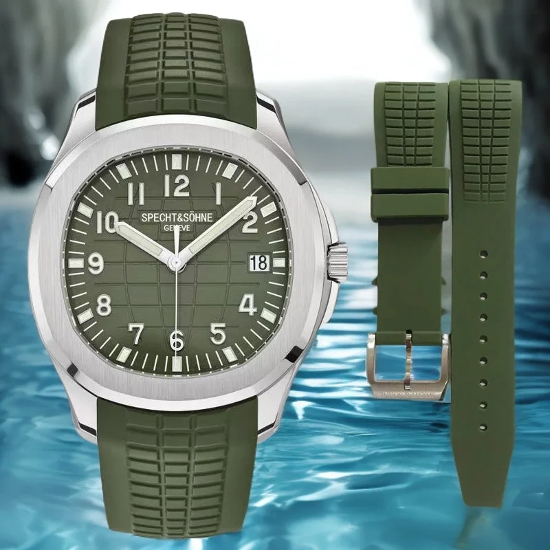 New Specht&Sohne 40MM Men's Watches Mechanical Watch Japan Miyota 8215 Movt Stainless Steel 5167 Sports Wristwatch Waterproof - Image 3