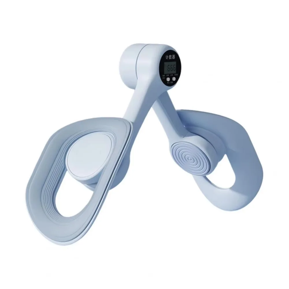 Rutschfester Oberschenkelmeister mit Theke 360° ° Drehbares LCD-Display, Kraft- und Hüfttrainingsgerät, verstellbare ergonomische Form