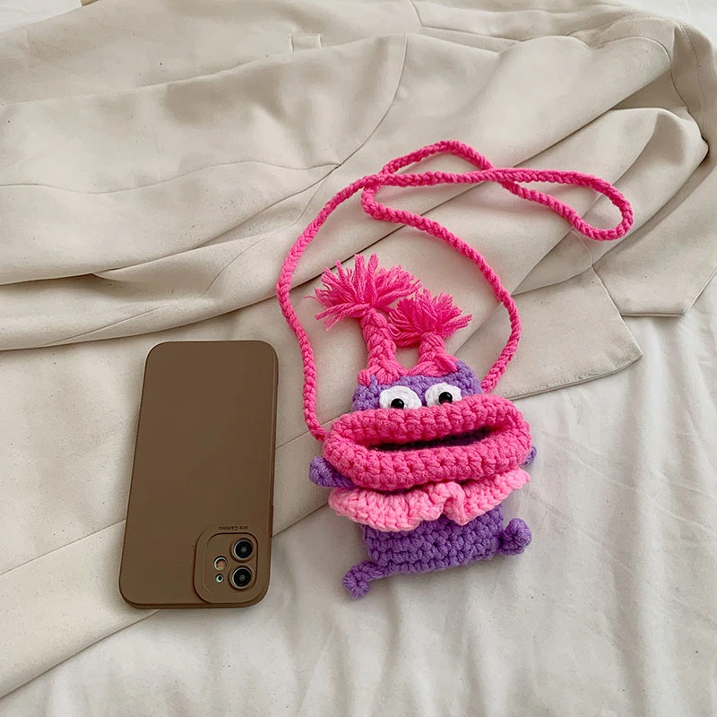 Cute Knitting wool  Bag Earphone Case For AirPods 1 2 3 Pro 2 Headphones Cover for Air pods Headset Silicone Protector Funda