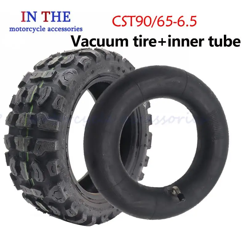 Inflatable Rubber Pneumatic CST Tire Scooter Tyre Wheel 90/65-6.5 11 Inches Off City Road Tire Scooter Tire Inner Tube Camera