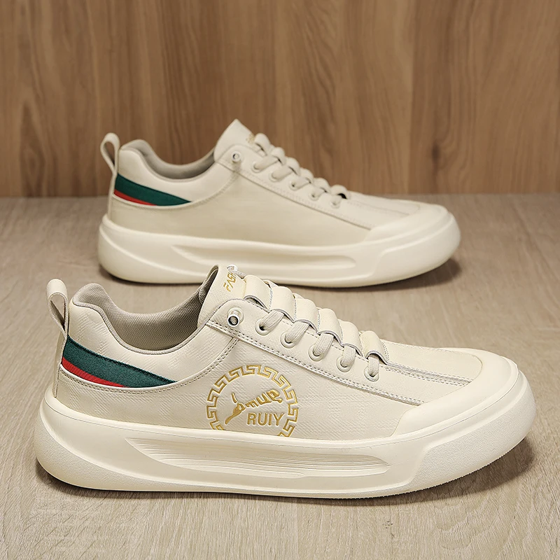 

Men's Casual Sports Shoes with Thick Sole – Multi-Functional Running Style, Lightweight Breathable Lining. Perfect for Outdoor A