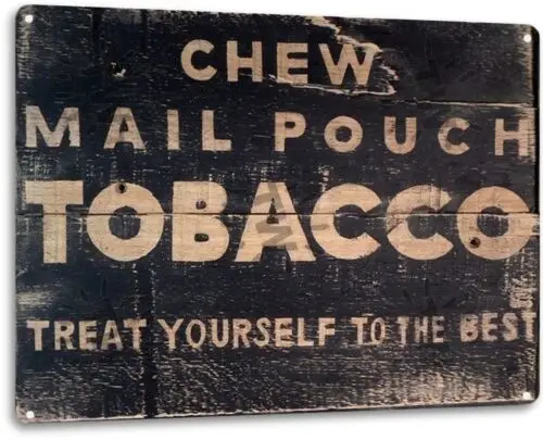 Mail Pouch Tobacco Cigarette Retro Vintage Wall Decor Man Cave Large Metal Sign