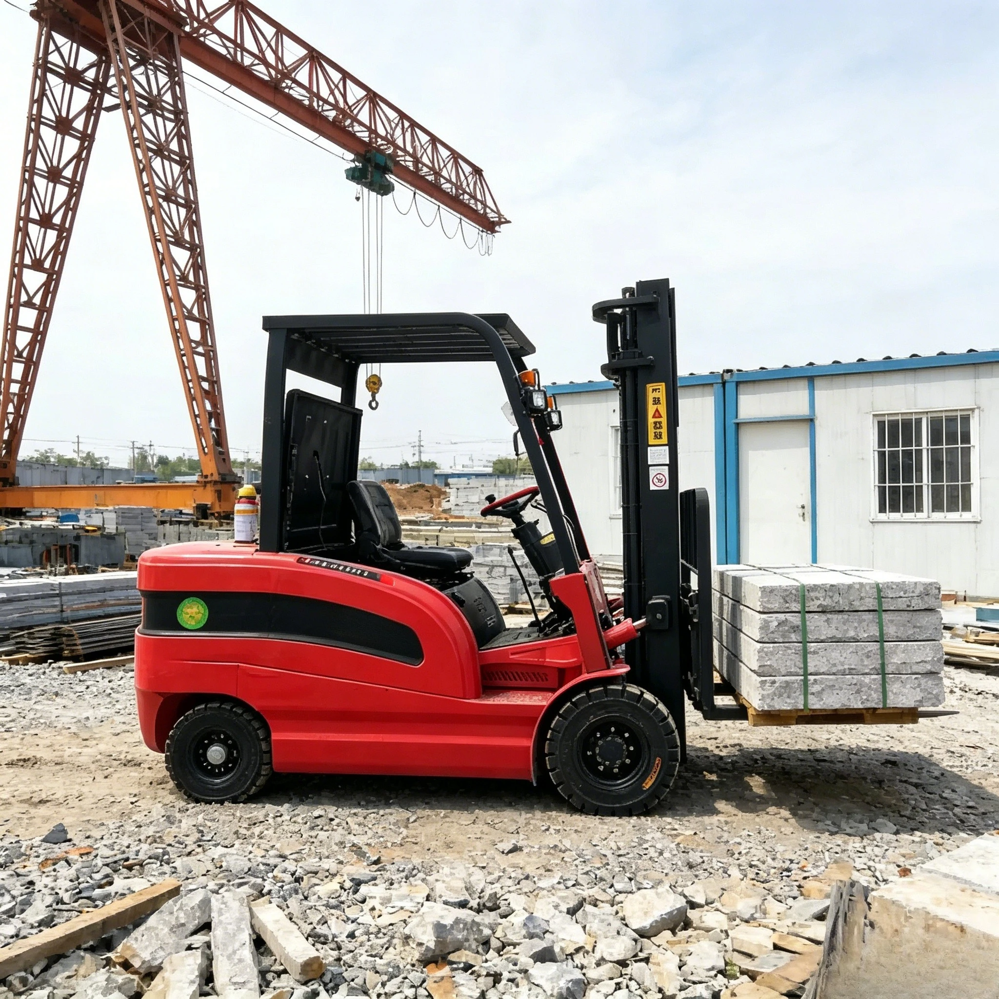 Latest Dual-Front-Wheel Electric Forklift 2.5 Ton Capacity Electric Forklift Load Capacity for Storage Warehouse & Manufacturing