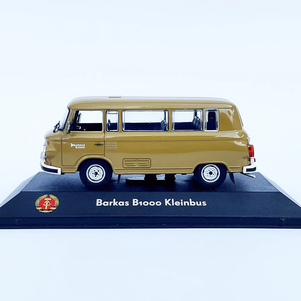 Die-cast 1:43 Scale Simulation East German Barkas B1000 Van Alloy Car Model Home Static Metal Ornament Display Fans Collection