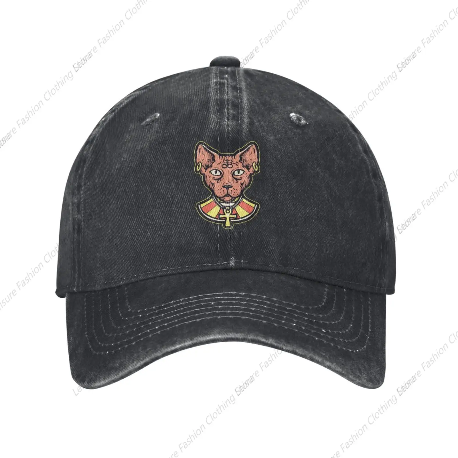 

Hairless Cat Baseball Cap for Men Women Vintage Trucker Hat Golf Hats Dad Caps