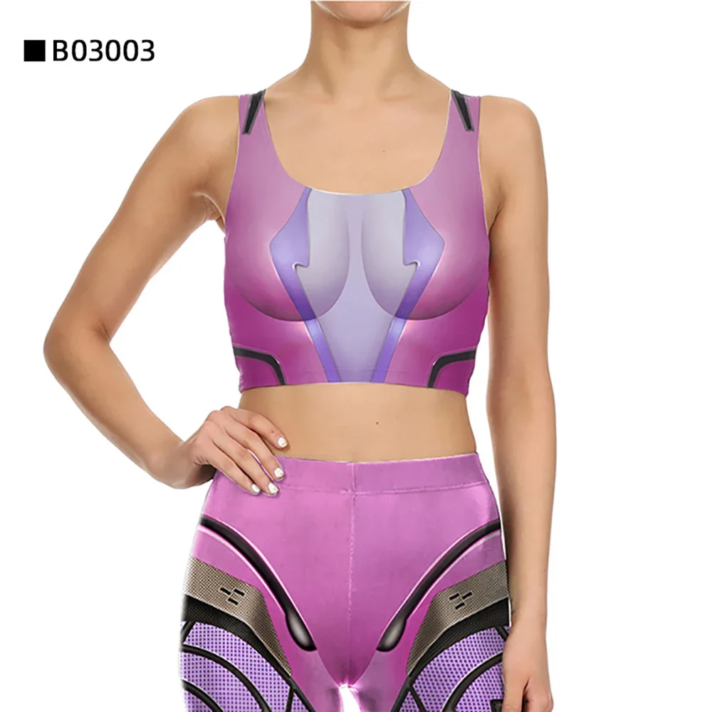 

Disney Women Clothing Casual Fitness Short Colors Knitted Off Crop Top 2025 Camis Sleeveless Tank Top Gym Workout Sports Shirts