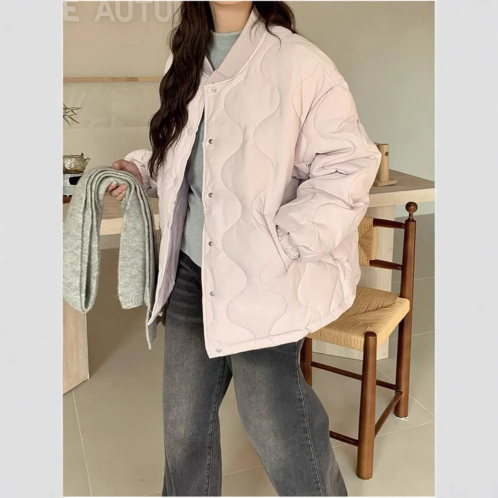 

Парки, хлопковое пальто, женская зимняя куртка-пуховик, толстые однобортные карманы, ветрозащитная верхняя одежда, женское пальто, уличная одежда