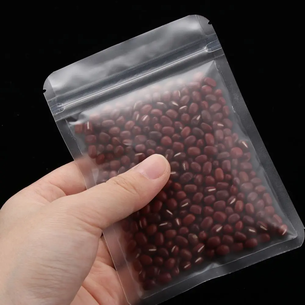 20 Pcs Pack Self Seal Waterproof Matte Reclosable Pouches Storage Zipper Packaging Bag