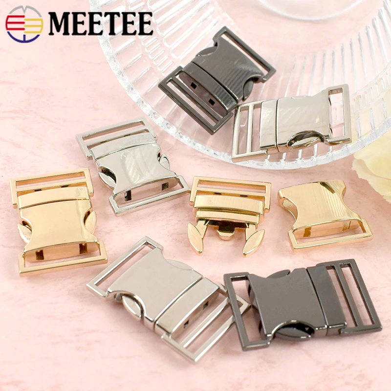 

2/5Pcs 20-38mm Metal Release Buckles Backpack Luggage Side Snap Hook Pet Collar Belt Fastener Buckle DIY Hardware Accessories