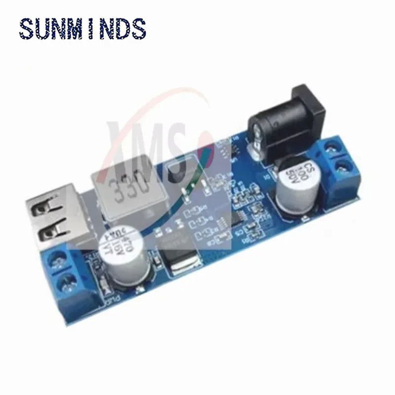 1pcs - 50pcs DC 5A Step-down Power Supply Module 24v / 12V Wide Voltage 9-36V to 5V Power Converter XY-3606