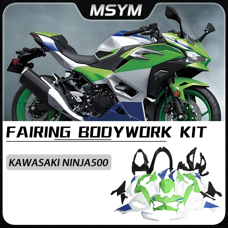 

Motorcycle Bodywork Cowling Injection Full Fairing Kit Accessories For Kawasaki Ninja500 Ninja 500 NINJA500 NINJA 500 2024-2025