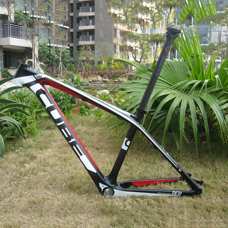 

Cube Reaction GTC 26er Carbon Mountain Bike Frame MTB Bicycle Frameset Red//White/Black 135mm Rear Axle Free Shipping