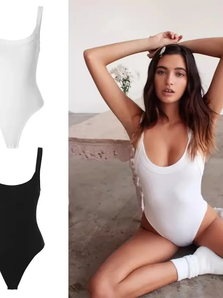 

Весна-лето, новый женский сексуальный укороченный топ, боди с эластичным облегающим ремешком, жилет с высокой талией, семь/девять брюк