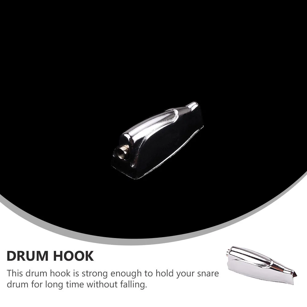 

2 Pcs Drum Set Ear Accessories Iron Snare Lug Claw Hook Connector Parts Metal Repair