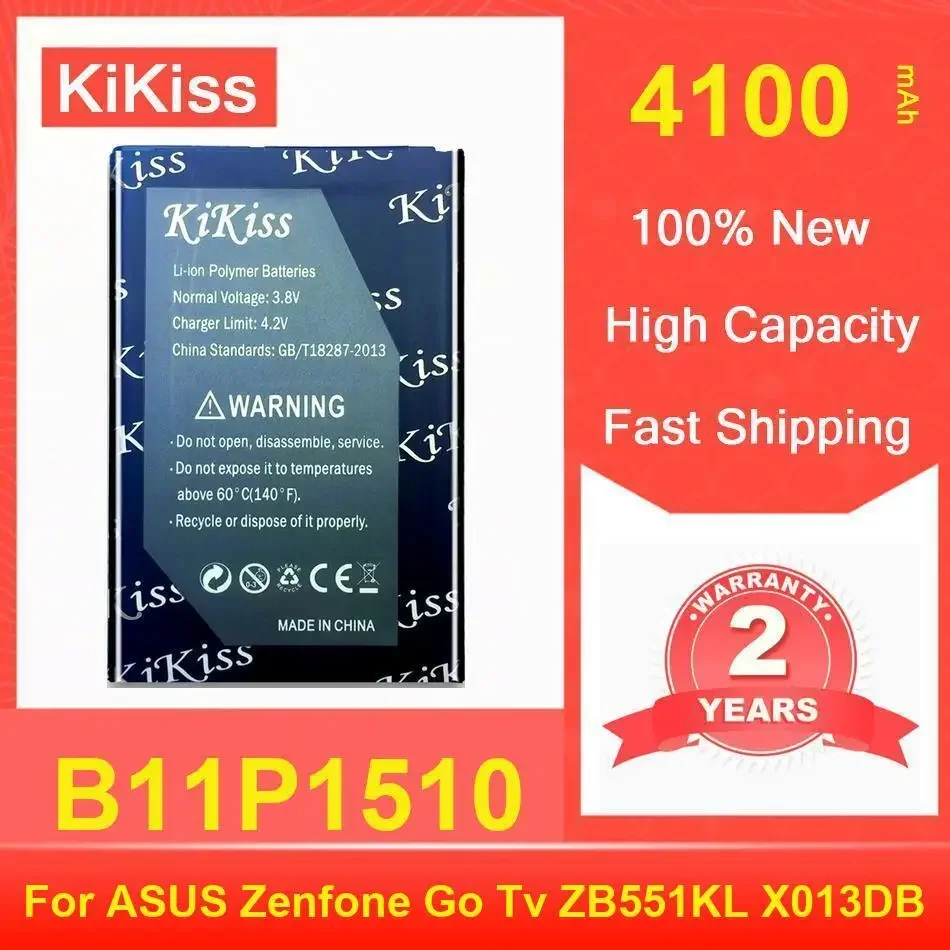 

Kikiss Battery 4100Mah B11P1510 For ASUS Zenfone Go Tv ZB551KL X013DB
