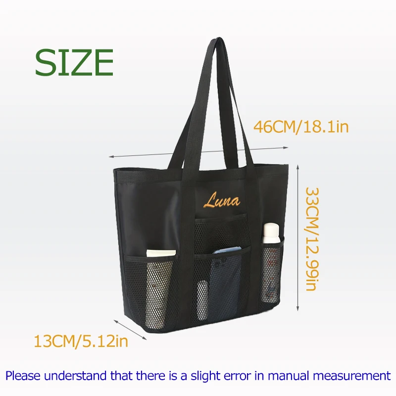 Maßgeschneiderte Stickerei/Standard-Stil 2 Optionen, Atmungsaktive Handtasche, Schwimm-Aufbewahrungstasche, Schultertasche! – Detail 2