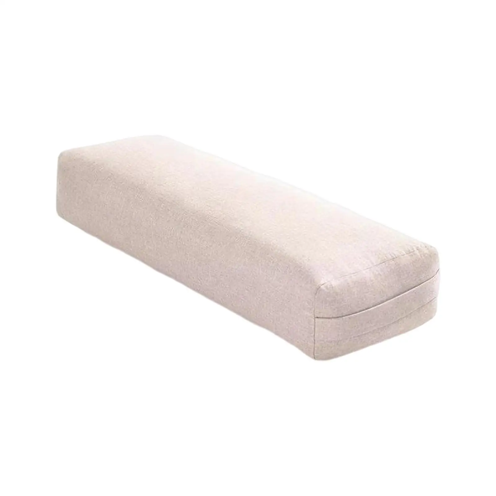 Yoga Bolster Removable Washable Cover Yoga Equipment Yoga Pillow with Carry Handle High Elastic