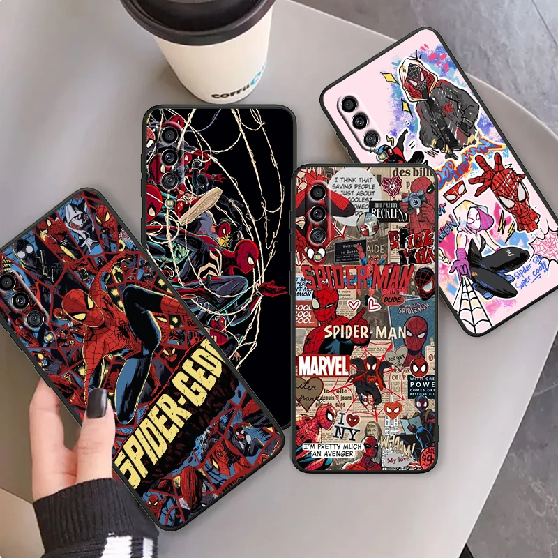 

Spider Man Marvel Fashion For Samsung A53 A52 A33 A32 A51 A71 A21S A13 A73 A50 A22 A23 A03 A72 A54 A12 5G Black Funda