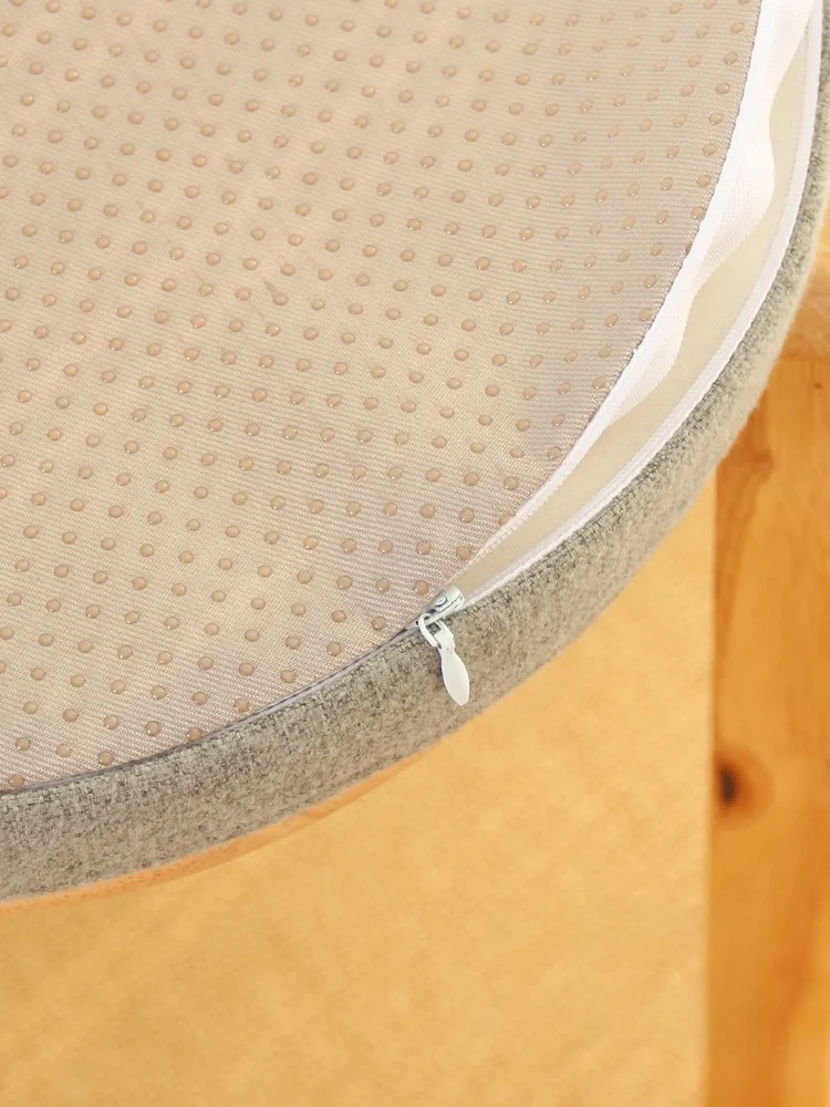 Detachable round Chair Pad with Binding Rope Window  High Stool Cushion Small round Stool  Pad Modern Simple Style