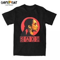 Men Sades Vintage Concert Tour 80s T Shirts 100% Cotton Clothing Leisure Short Sleeve Round Neck Tee Shirt New Arrival T-Shirts