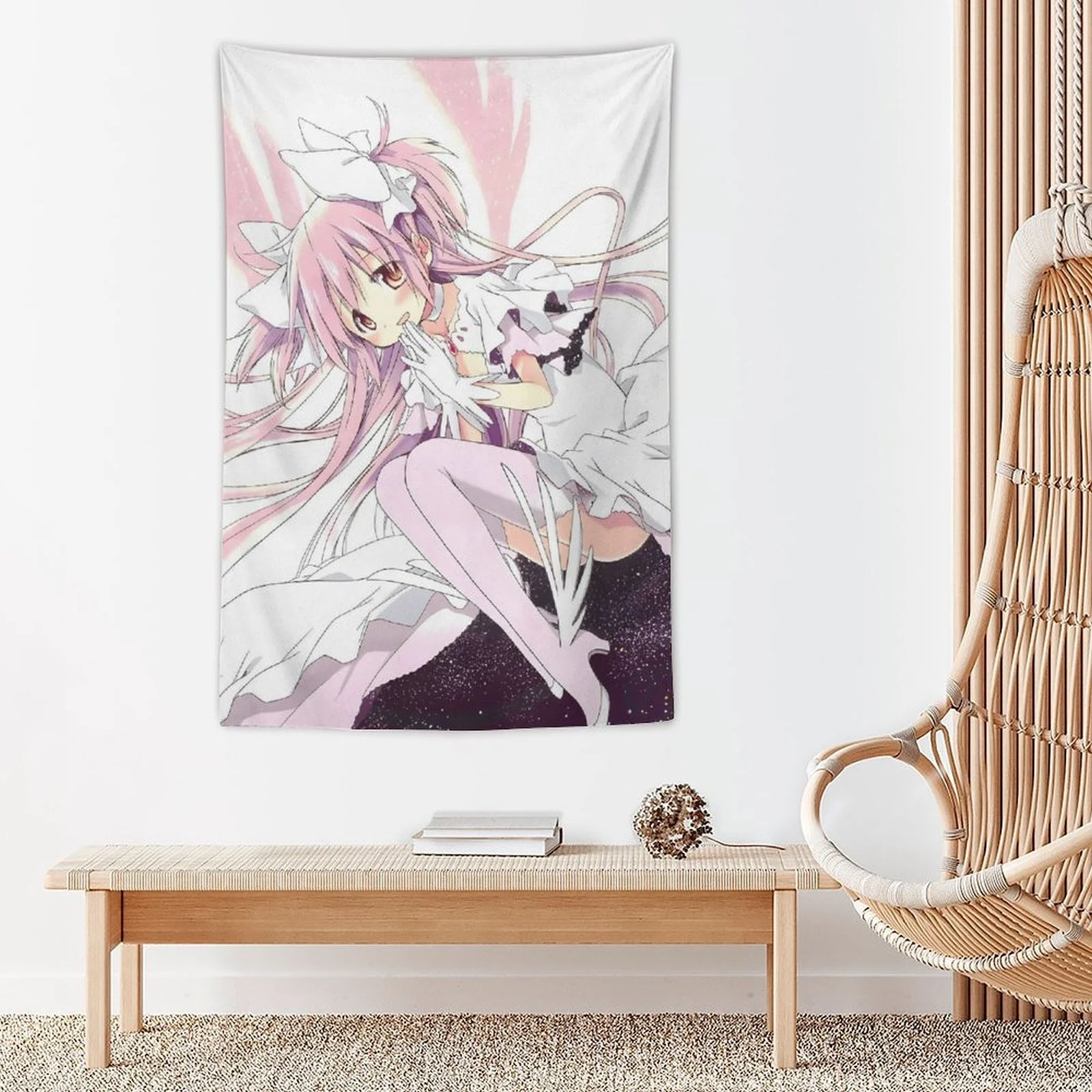 1pc M-Madoka  Tapestry   M-Magical G-Girl Anime Wall Decor Dorm Bedroom Gift for Fans