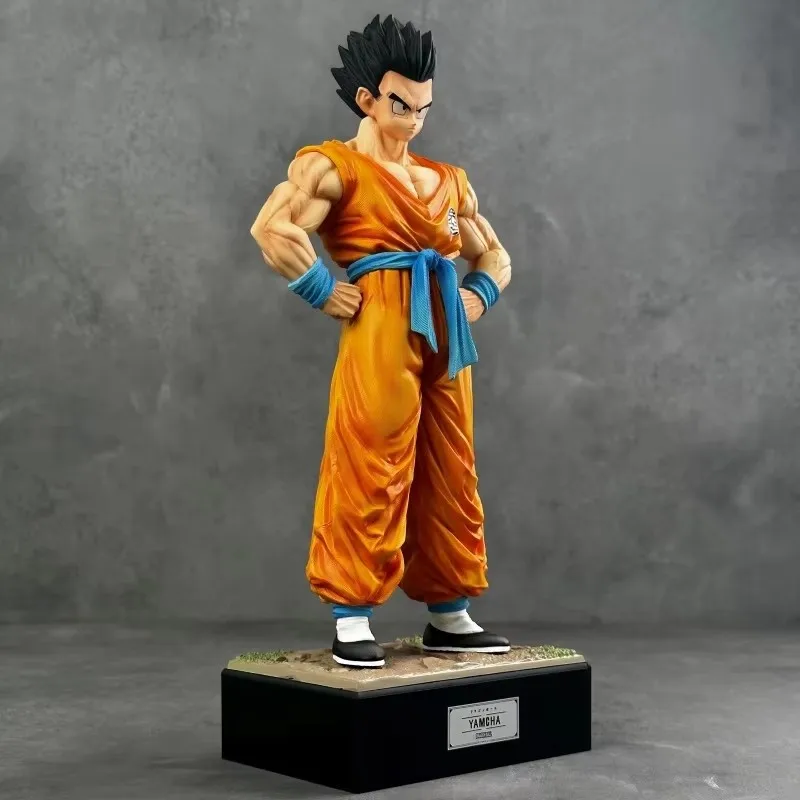 Dragon Ball Z Anime Decoração Modelo Yamcha Figuras, Brinquedo de Coleção em PVC, Action Figure VF, Série GK Infinity Z Fighters, 30cm