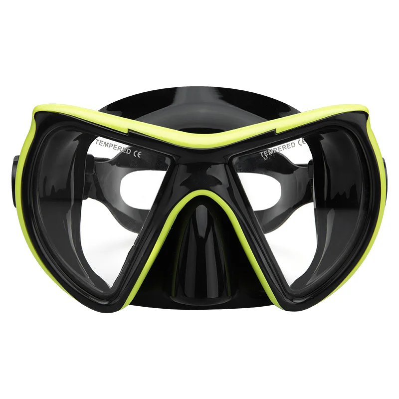 Adult comfortable fit diving mask swim goggles for foreign people diving mask with big vision scuba diving mask