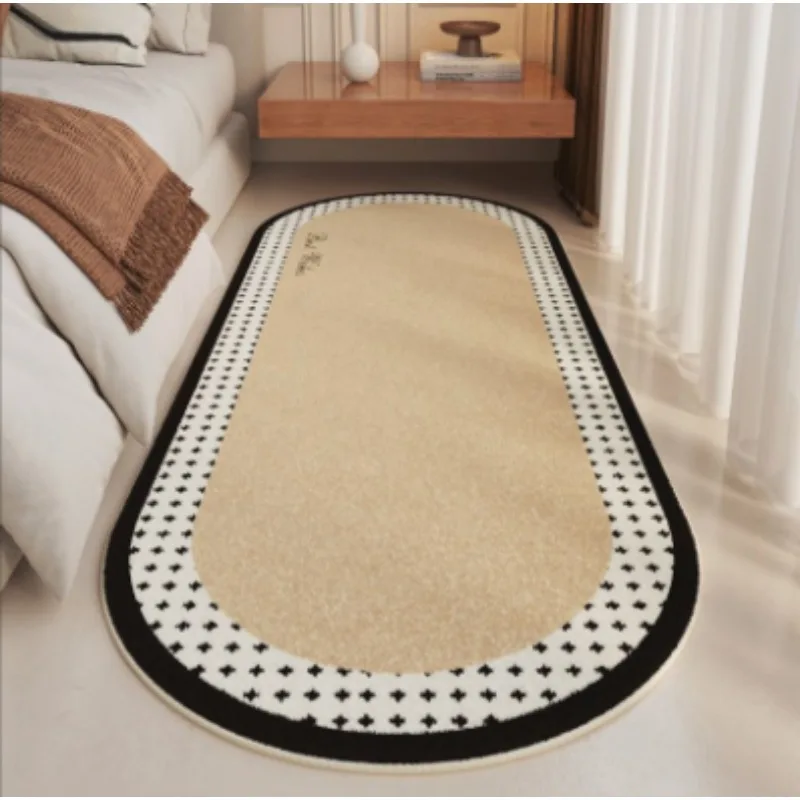 

Imitation cashmere bedroom bedside blanket non-slip household floor mat bay window blanket thickened anti-drop floor mat