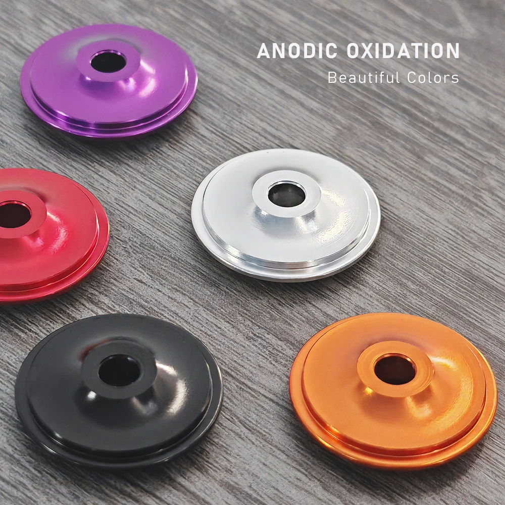 KRSEC Bike Stem Cover Aluminum Alloy Headset Top Cap MTB Bicycle Stem Cap Suit For Road Mountain 1-1/8‘’ Fork