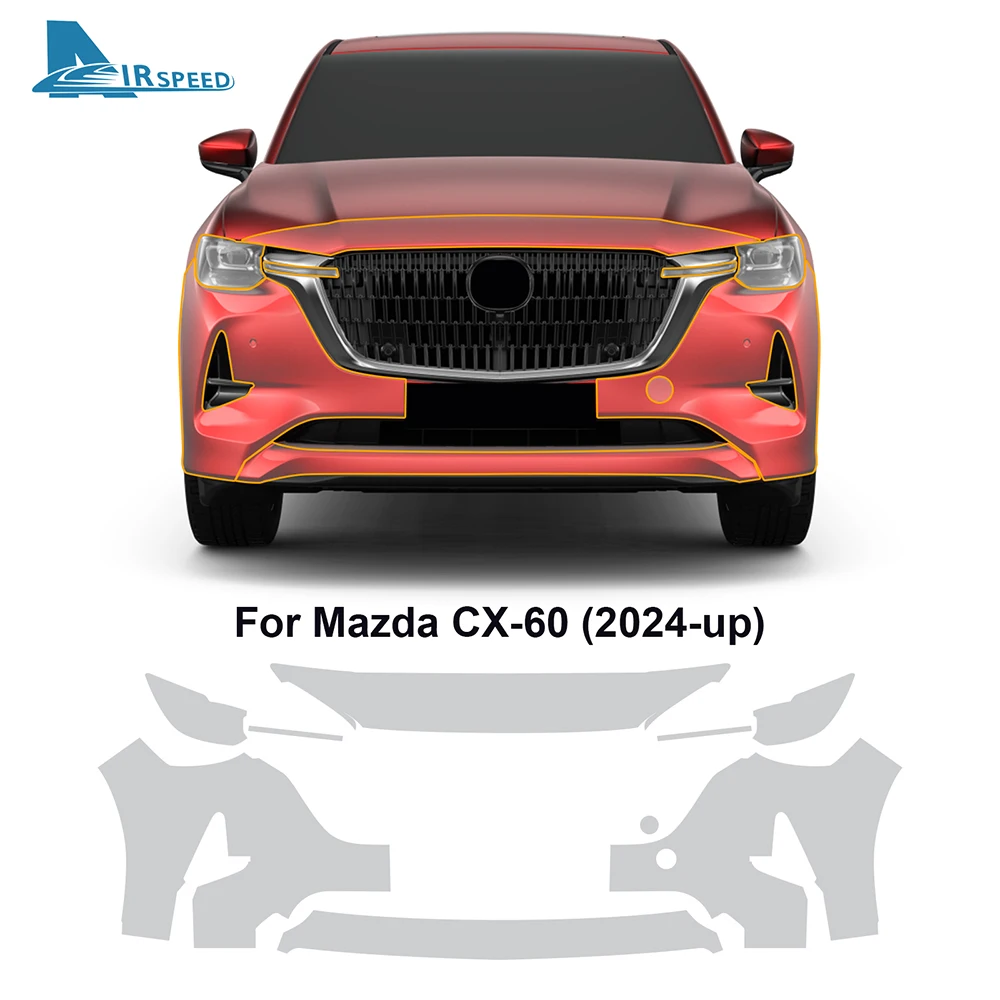 

For Mazda CX 60 2024 2025 Invisible Car Wrap TPU Film Protective Layer Scratch Resistant Exterior Car Modification Accessories