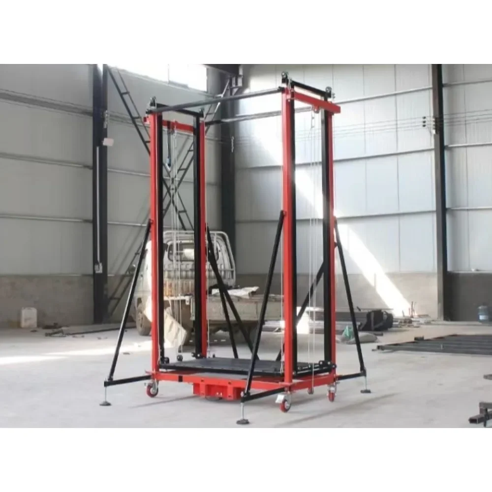 Andamio eléctrico teledirigido totalmente automático de elevación móvil plegable