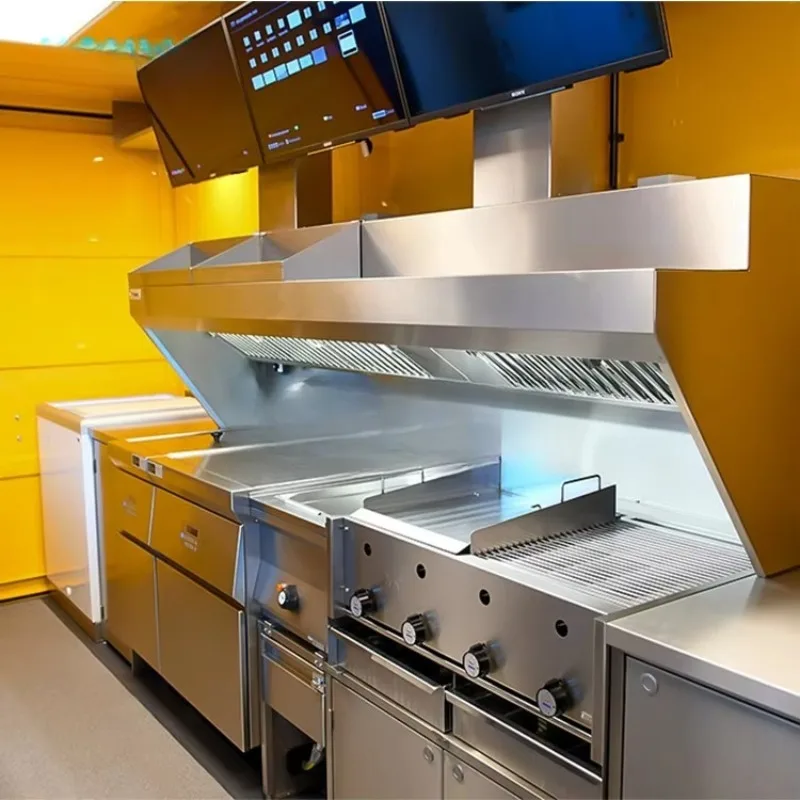 Mobile Food Cart with Serving Window Convenient Vending Truck for Fast Customer Service