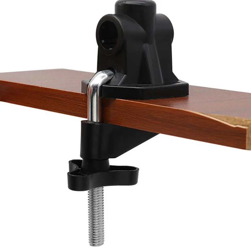 Metal Cantilever Bracket Clamp Non-slip Universal Bracket Clamp 7 Shape Horse Buckle Clip for Microphone Desk Lamp Mic Stand