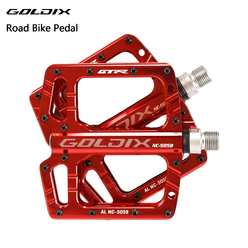 

New GOLDIX 3-Bearing Mountain Road Bike Sealed Bearing Pedals High Strength Non-Slip Pedals Bicycle accessories