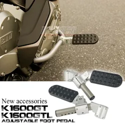 FOR BMW K1600GTL K1600GT K 1600 GT GTL Motorcycle Adjustable Folding Footrest Pedal Kit Footrest Kit Navigation Bracket