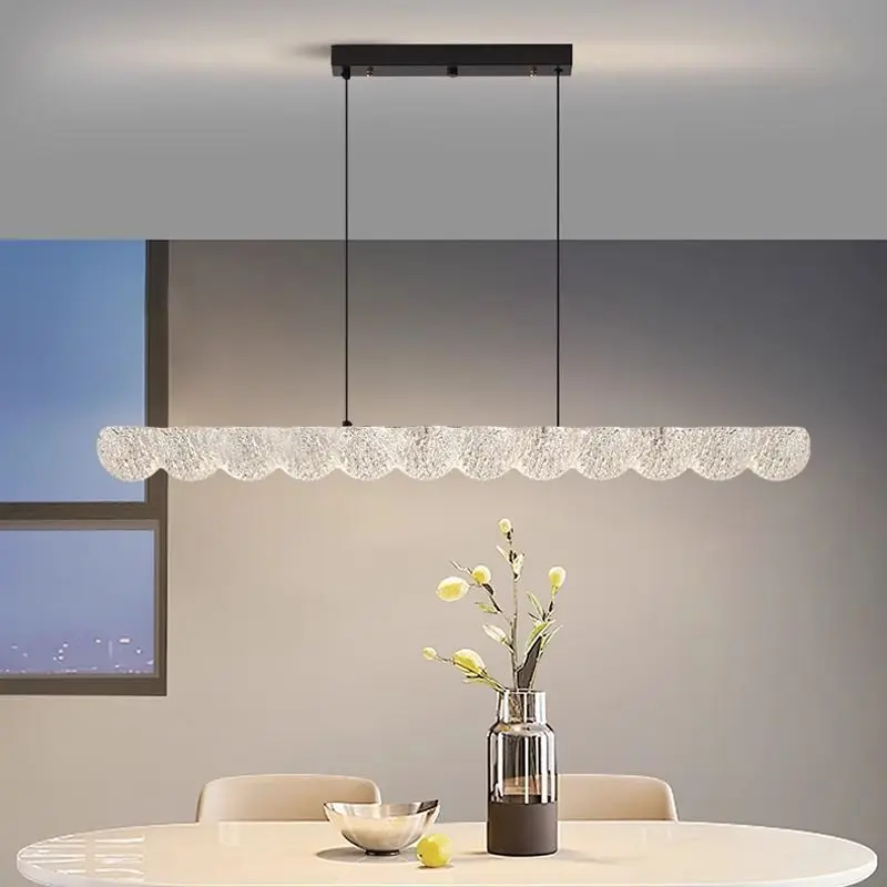 

Modern Minimalist Resin Pendant Lamp for Kitchen Island Restaurant Dining Tables Chandelier Interior Lighting Hanging Fixture
