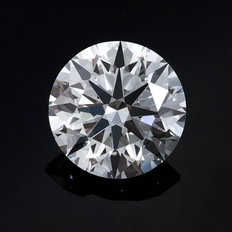 Super Weißer Saphir 12,0mm 6,0ct Rundschliff Loser Edelstein für Schmuckherstellung Mohs-Härte Edelsteine – Detail 3