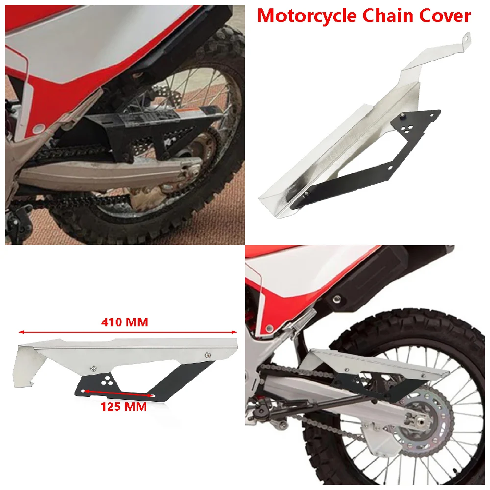 

Fits for Honda CRF 300L Rally ABS CRF300 LS 2021 2022 2023 2024 Motorcycle Accessories Rear Chain Cover Guard Protective Panel