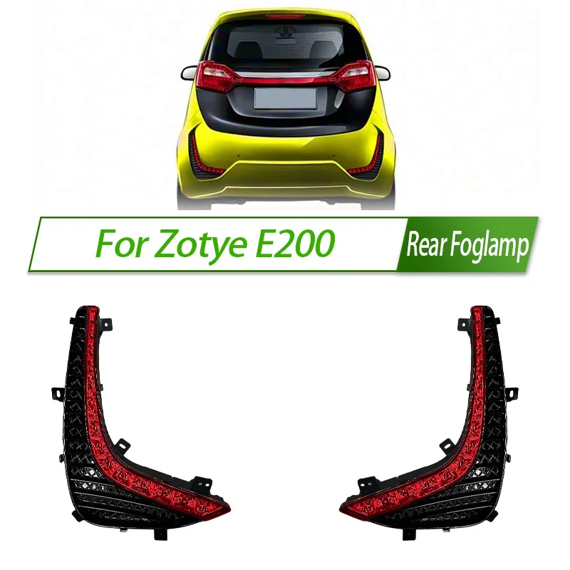 

Для Zotye E200 задний бампер противотуманные фары отражатель стоп задние противотуманные фары противотуманные фары без лампы