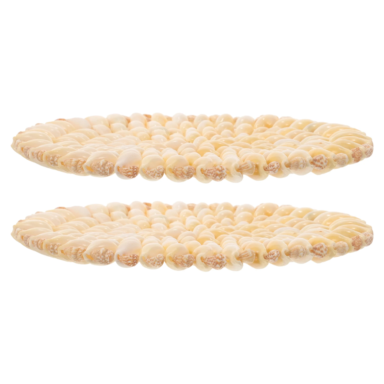 

3Pcs Shell Insulation Coaster Beach Style Heat Resistant Cup Mats for Coffee Tea Table Protection Shell Coaster