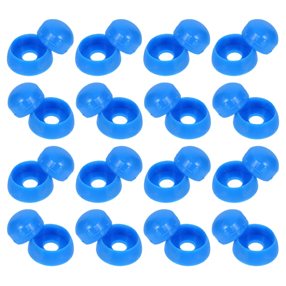 

25 Pcs Naughty Castle Nut Hat Screw Protective Cover Plastic Protection Caps Nuts Playground Bolt