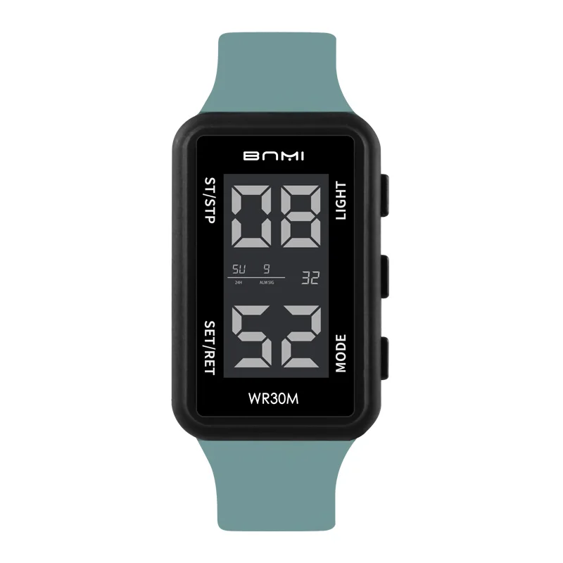 Спортивные цифровые мужские часы, модные уличные высококачественные новые электрические часы, многофункциональные спортивные водонепроницаемые часы с таймером