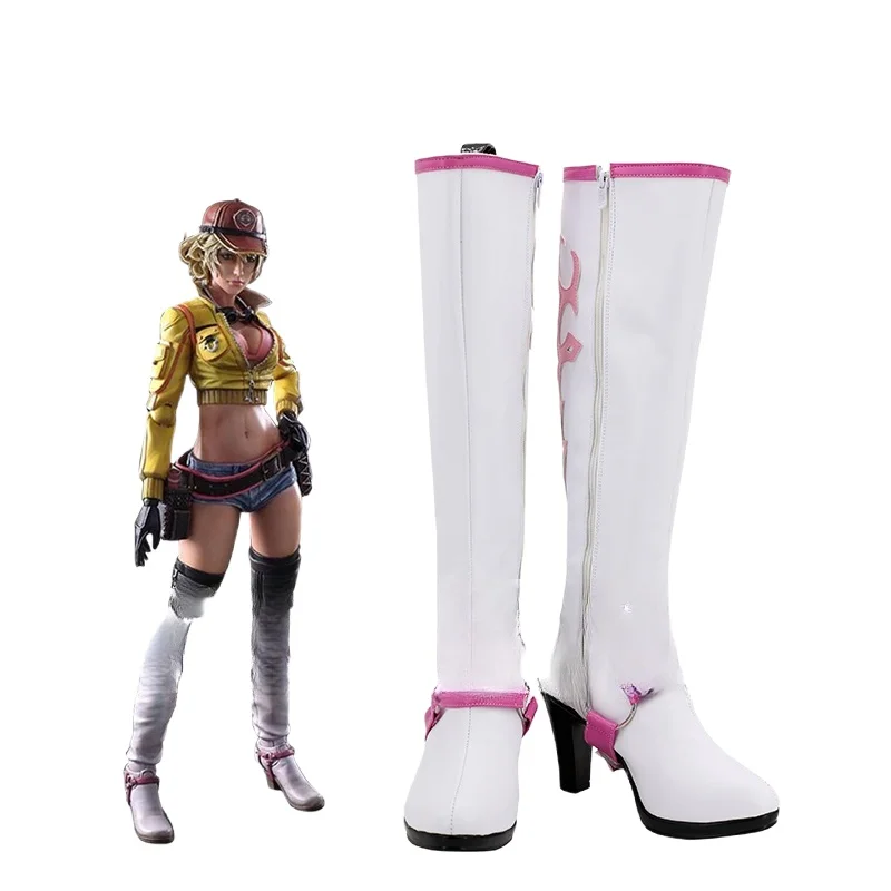 

Game Final Fantasy Shidane Cosplay Shoes Boots Props Halloween Party Role Play Custom Made Aksesori