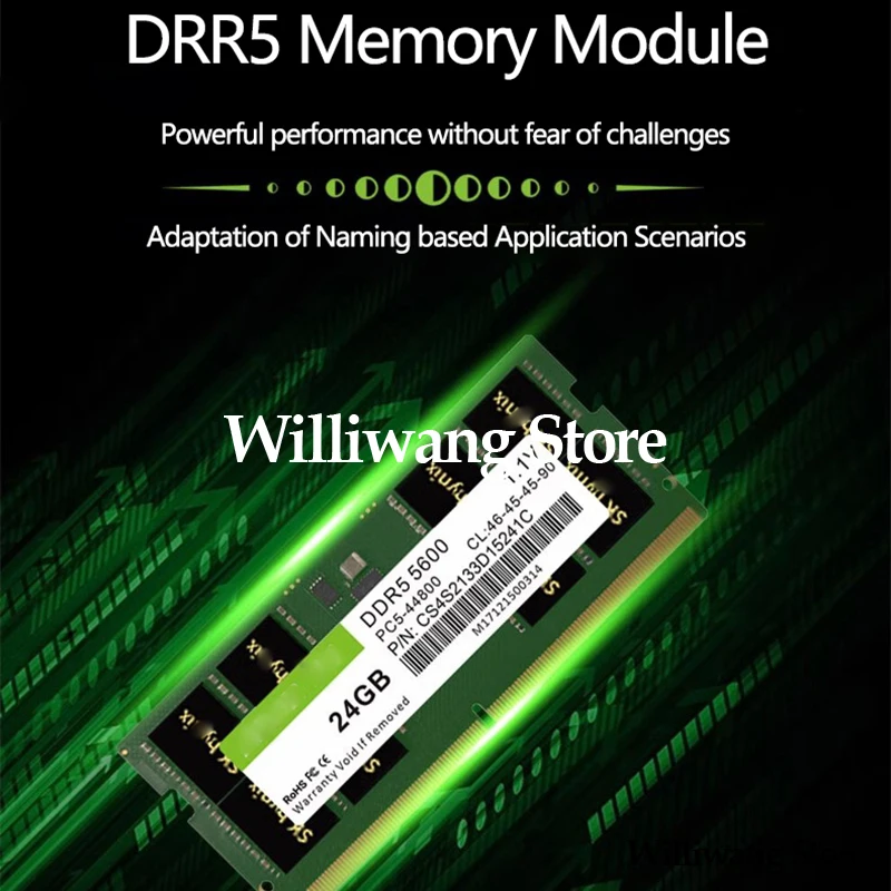 وحدة ذاكرة عالمية مع حبيبات هاينكس ، وحدة ذاكرة ، رفع تردد التشغيل ، أصلية ، DDR5 ، 24 جم ، جديدة