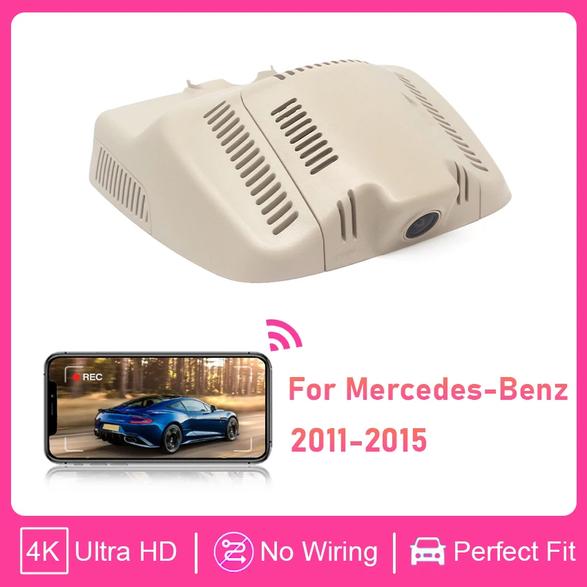 

Easy to install Car Dvr WIFI Dash Cam Dashcam HD 4K For Mercedes-Benz GLK 350 300 220 for MB glk350 glk220 glk300 x204 2013-2015