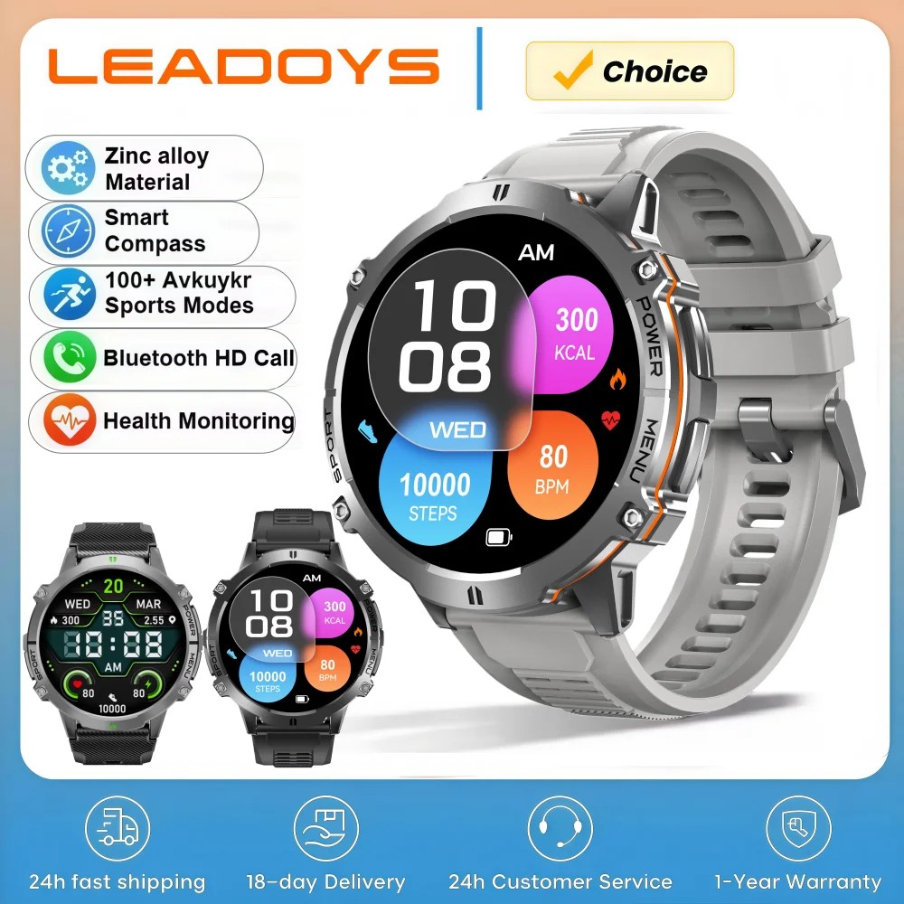 

LEADOYS X3 1.73 AMOLED 1000maH Smart Watch USE 20-30 DAYS Waterproof 3ATM Sport SmartWatch For Men Women FOR xiaomi ios samsung