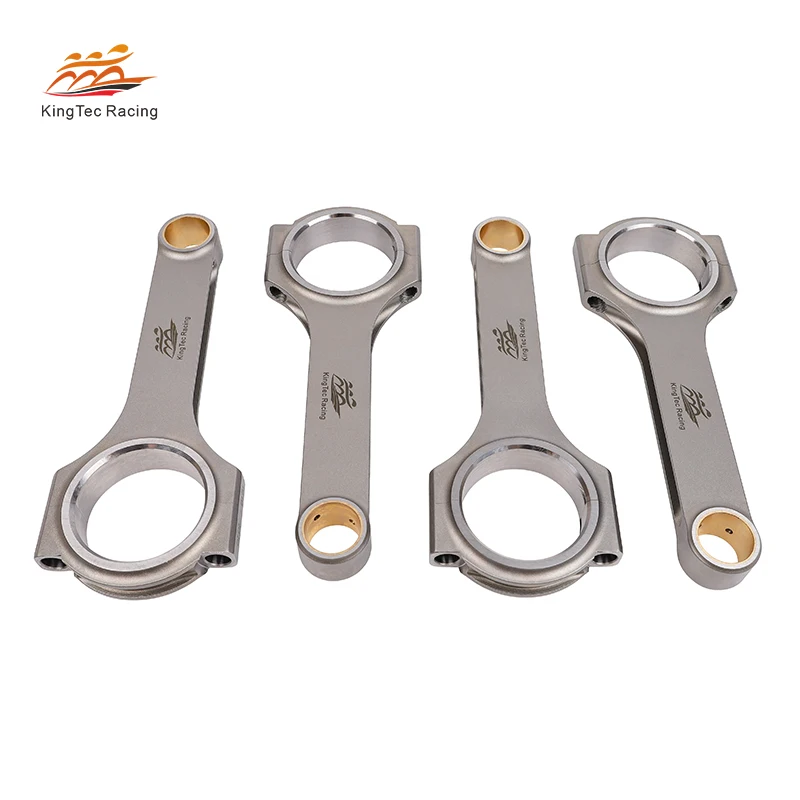 Kingtec Racing K24 Billet Forged Connecting Rod H Beam for Honda 2.4L K24A1 K24A2 K24A4 Racing Rebuilds